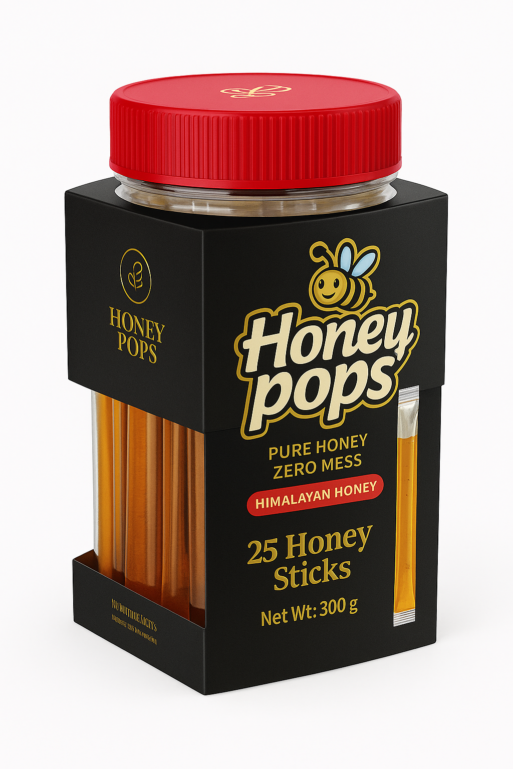 HONEY POPS - 25 PURE HONEY STICKS